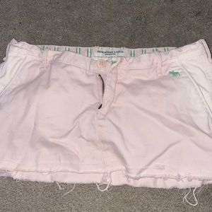 abercrombie jean skirt